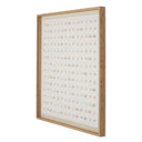 See Through Sand by FH Art Studio - Vertical Grain 2.5 White Oak | 48" x 48"