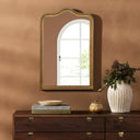 Effie Mirror - Raw Antique Brass Iron