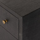 Fiona 6 Drawer Dresser - Black Raffia