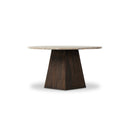 Brisa Round Dining Table 55" - Dune Onyx