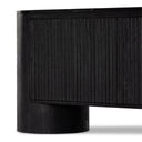 Giovani Media Console - Black Oak Veneer