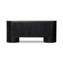 Giovani Media Console - Black Oak Veneer