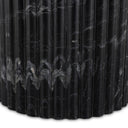 Oranda End Table - Black Marble