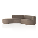 Kipton 2-Piece Sectional - Gibson Mink | Left Chaise