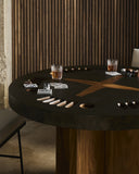 Poker Table - Aged Metal
