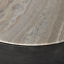 Corbett End Table - Creamy Taupe Marble
