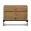 Eaton Large Nightstand - Amber Oak Resin
