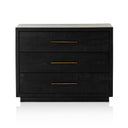 Suki Large Nightstand - Burnished Black