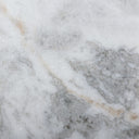 Modern Marble Pedestal - White & Grey Speckled Marble