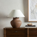 Parma Table Lamp - Textured Dark Sand Porcelain | Smooth Shade