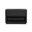Warby Nightstand - Worn Black Veneer