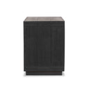 Warby Nightstand - Worn Black Veneer