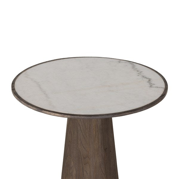 Cloud End Table | White Marble
