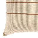 Handwoven Merido Pillow - Beige - Beige Cotton | 20" x 20"
