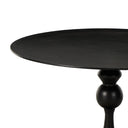 Daffin Round Bistro Table - Black Antique