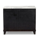Odette Nightstand - White Statuario Marble