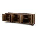Glenview 6 Door Sideboard - Weathered Oak Veneer