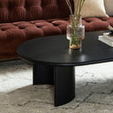 Paden Coffee Table - Aged Black Acacia | 65"