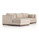 Lawrence 2-Piece Sectional W/ Chaise - Nova Taupe | LAF
