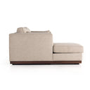 Lawrence 2-Piece Sectional W/ Chaise - Nova Taupe | LAF