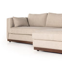 Lawrence 2-Piece Sectional W/ Chaise - Nova Taupe | RAF