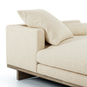 Everly Tete A Tete Chaise - Irving Taupe