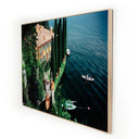 Giacomo Montegazza by Slim Aarons - Vertical Grain White Oak Floater