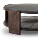 Two Tier Coffee Table - Matte Brown Neem