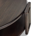 Two Tier Coffee Table - Matte Brown Neem