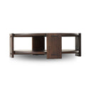 Two Tier Coffee Table - Matte Brown Neem
