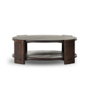 Two Tier Coffee Table - Matte Brown Neem