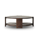 Two Tier Coffee Table - Matte Brown Neem