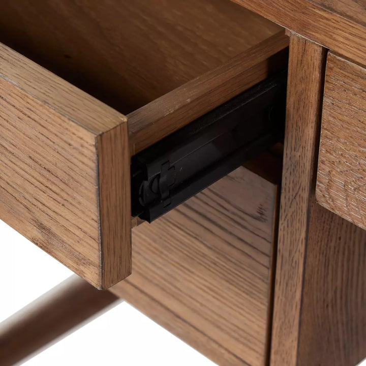 Glenora Desk | Weathered Oak
