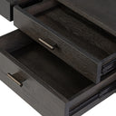 Glenview Desk - Smoked Black Resawn Oak