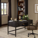 Glenview Desk - Smoked Black Resawn Oak
