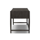 Glenview Desk - Smoked Black Resawn Oak