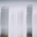 Skyline Beneath 1St St Bridge by Toni Toscan - Rustic 2.5 Walnut