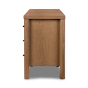 Roark 6 Drawer Dresser - Amber Oak Veneer