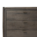 Glenview 6 Drawer Dresser - Smoked Black Resawn Oak