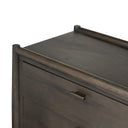 Glenview 6 Drawer Dresser - Smoked Black Resawn Oak