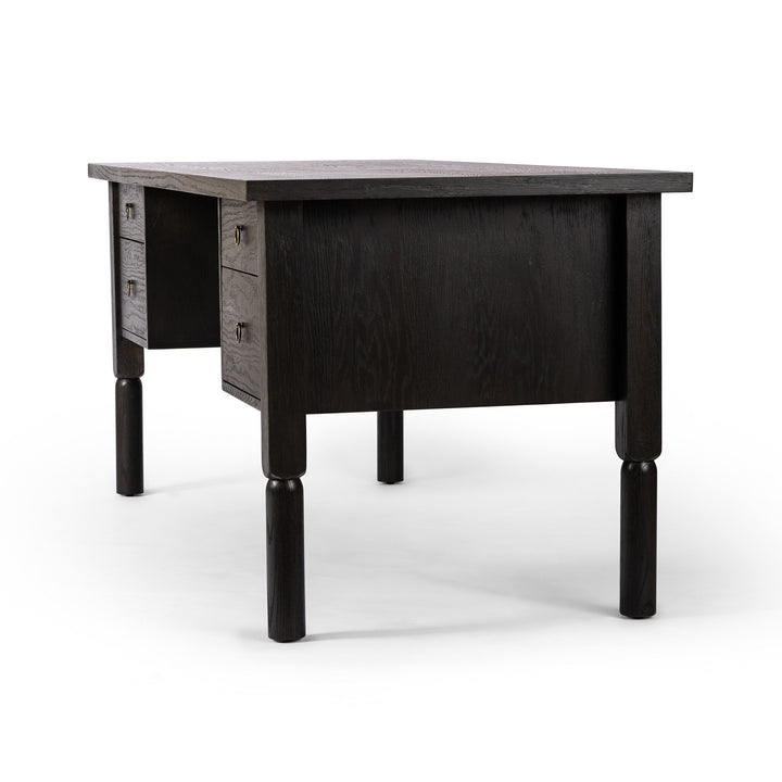 Concordance Desk | Charcoal Oak