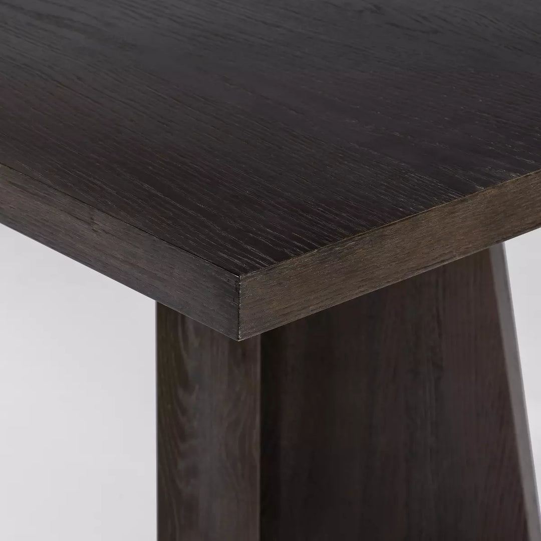 SANFORD DINING TABLE | ESPRESSO OAK - AS IS