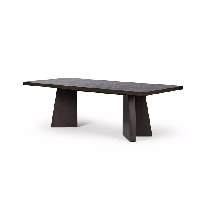 SANFORD DINING TABLE | ESPRESSO OAK - AS IS