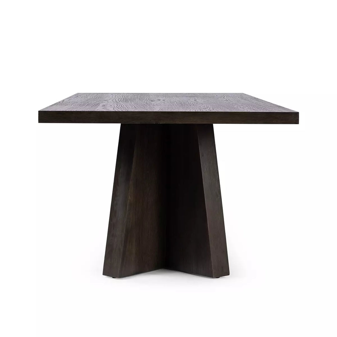 SANFORD DINING TABLE | ESPRESSO OAK - AS IS