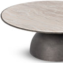 Corbett Coffee Table - Creamy Taupe Marble | Large