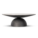 Corbett Coffee Table - Creamy Taupe Marble | Large
