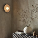 Organic Ceramic Sconce - Light Sand Porcelain Ceramic