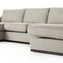 Colt 3-Piece U Sectional - Aldred Silver