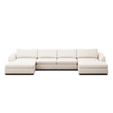 Colt 3-Piece U Sectional - Crypton Nomad Marshmallow