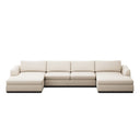 Colt 3-Piece U Sectional - Crypton Nomad Snow